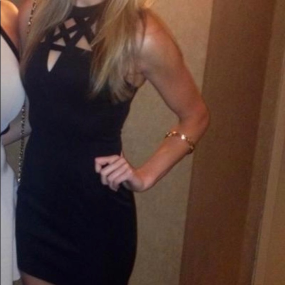 Bodycon Mini Black Dress